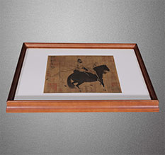 东明书画装裱配框服务案例